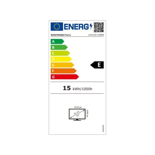 TERRA LCD/LED 2448W V3 schwarz HDMI/DP/USB-C GREEN (3030225)