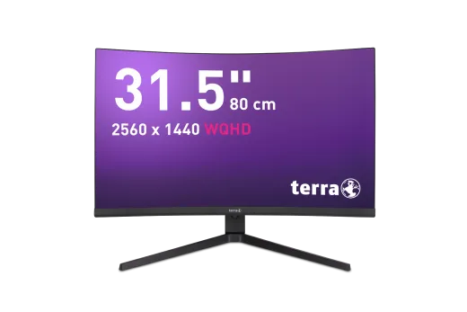 TERRA LCD/LED 3285W HA black CURVED USB-C/HDMI/DP (3030245)