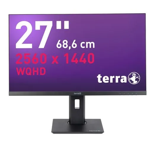 TERRA LCD/LED 2772W PV V2 2K IPS black HDMI/DP/USB (3030268)